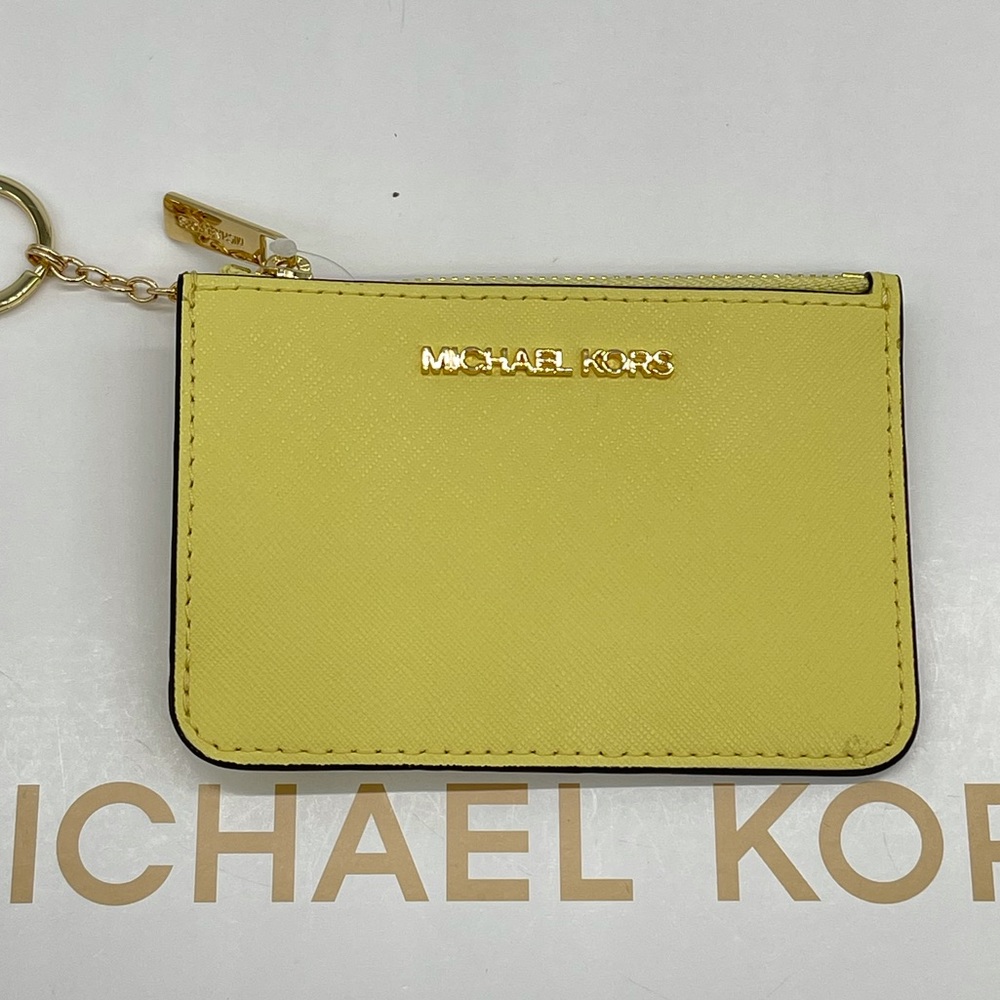 Michael Kors Small Top Zip Coinpouch Wallet - Picture 2 of 7